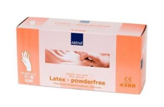 כפפות לטקס ללא טלק ABENA