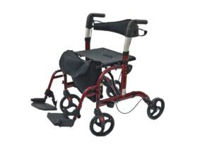 רולטור 4 גלגלים קל משקל עם רגליות ומושב